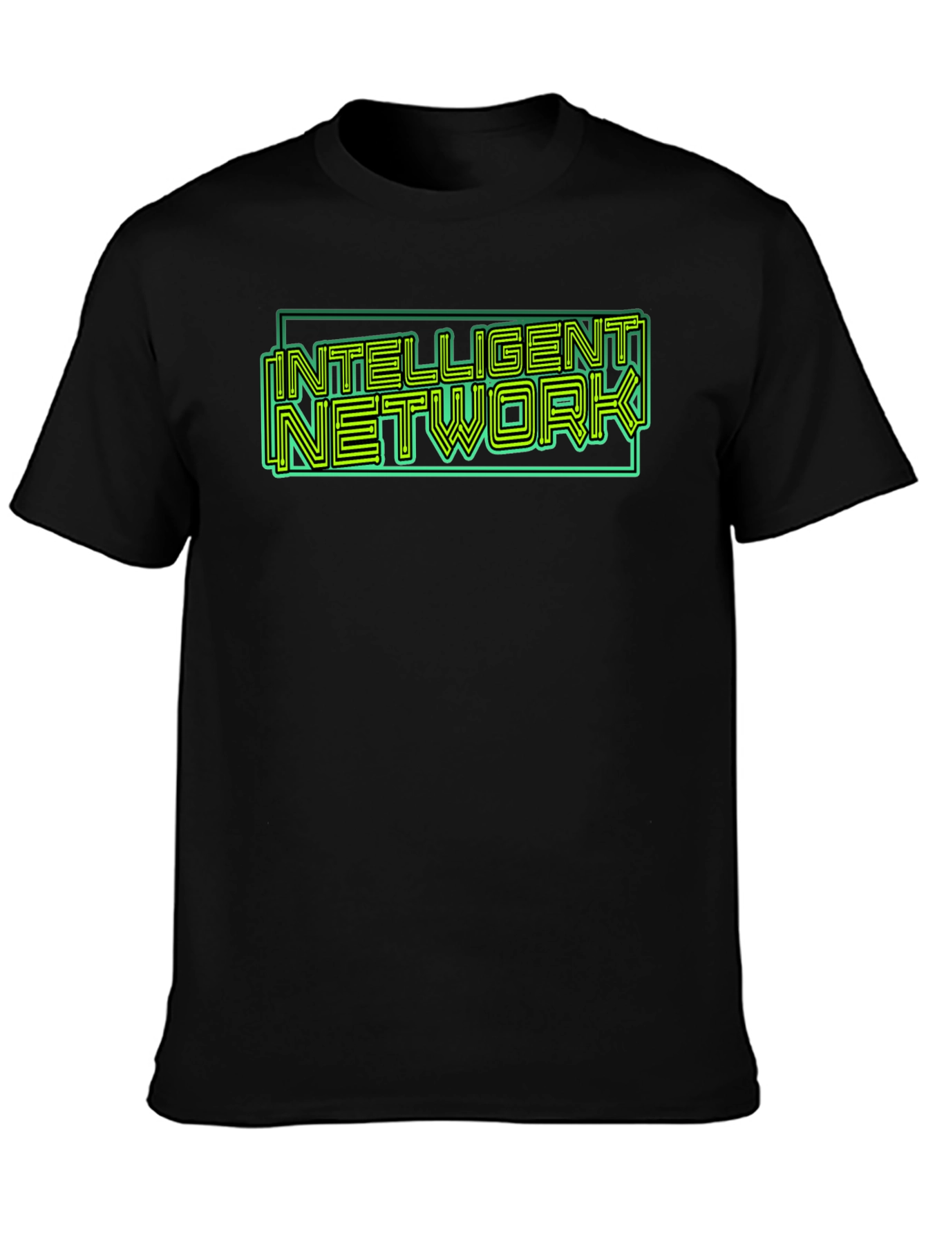 Intelligent Network Graphic T-Shirt - Black