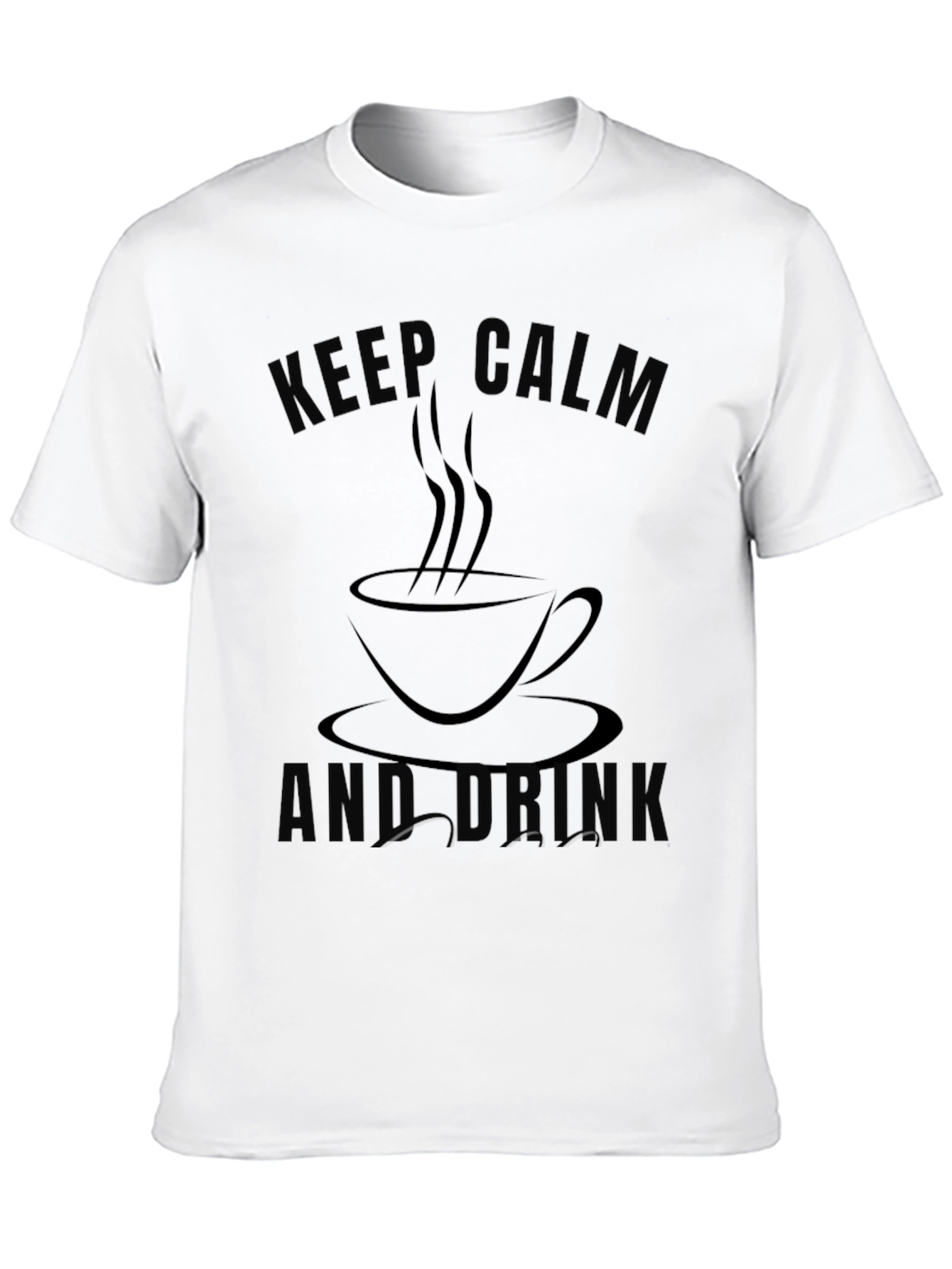 Keep Calm and Drink Black Graphic Tee