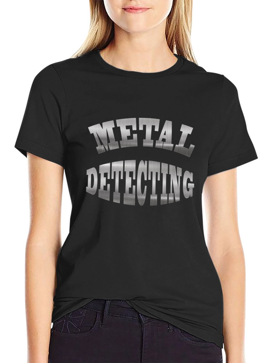 Metal Detecting Enthusiast Black T-Shirt