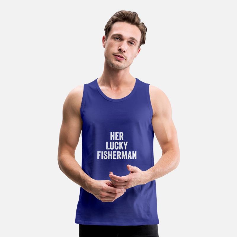 Fisherman Couples Her Lucky Fisherman Funny Gift