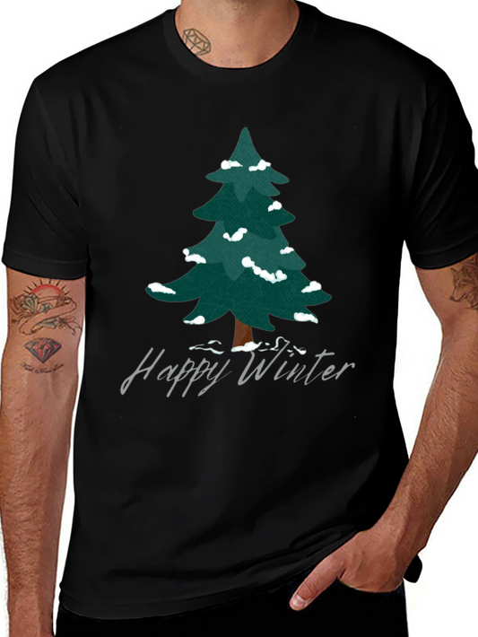 Winter Tree T-Shirt - Holiday Graphic Tee