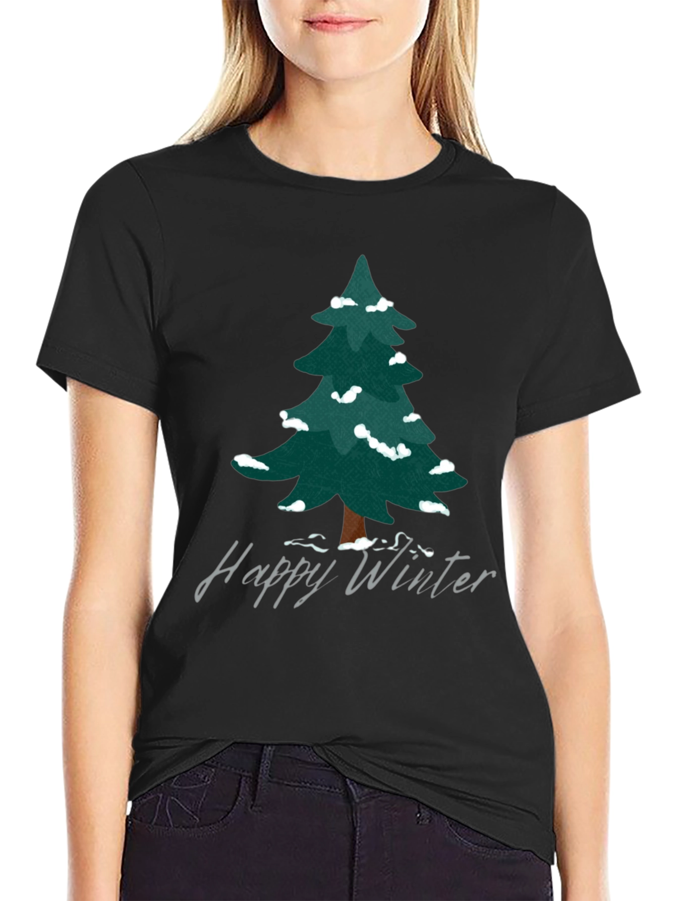 Winter Tree T-Shirt - Holiday Graphic Tee