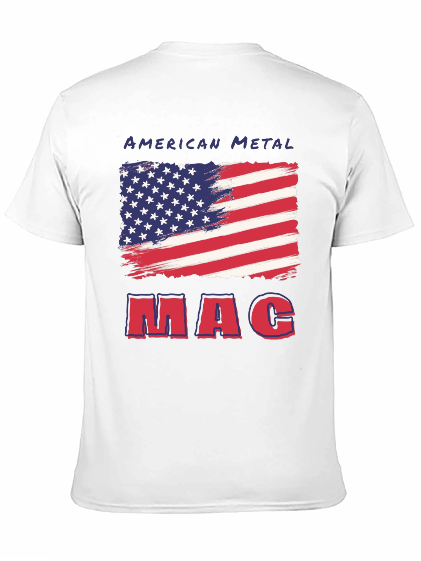 American Metal MAC USA Flag T-Shirt