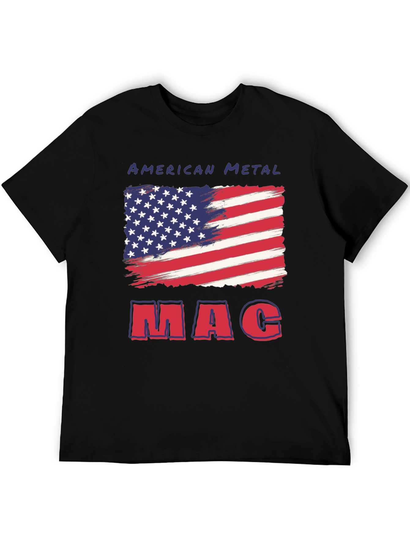 American Metal MAC USA Flag T-Shirt