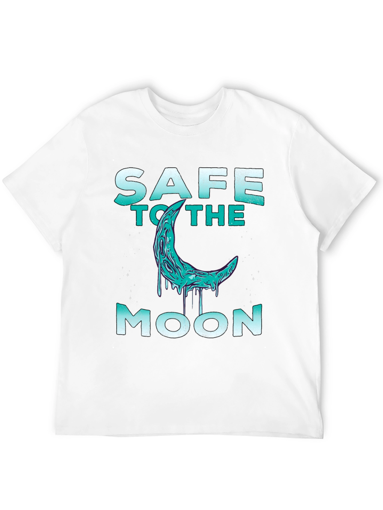 Safe to the Moon T-Shirt - Crypto Design