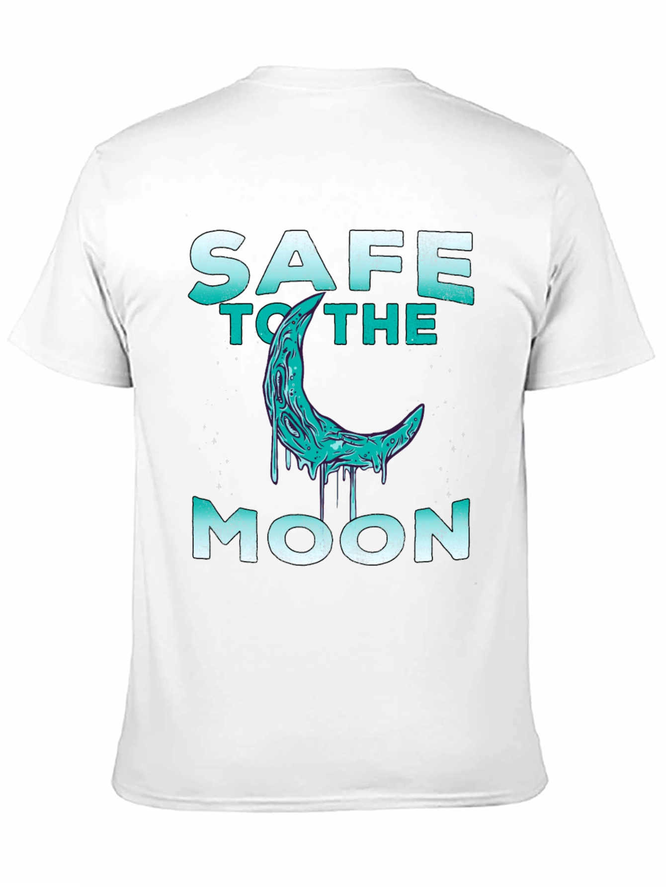Safe to the Moon T-Shirt - Crypto Design