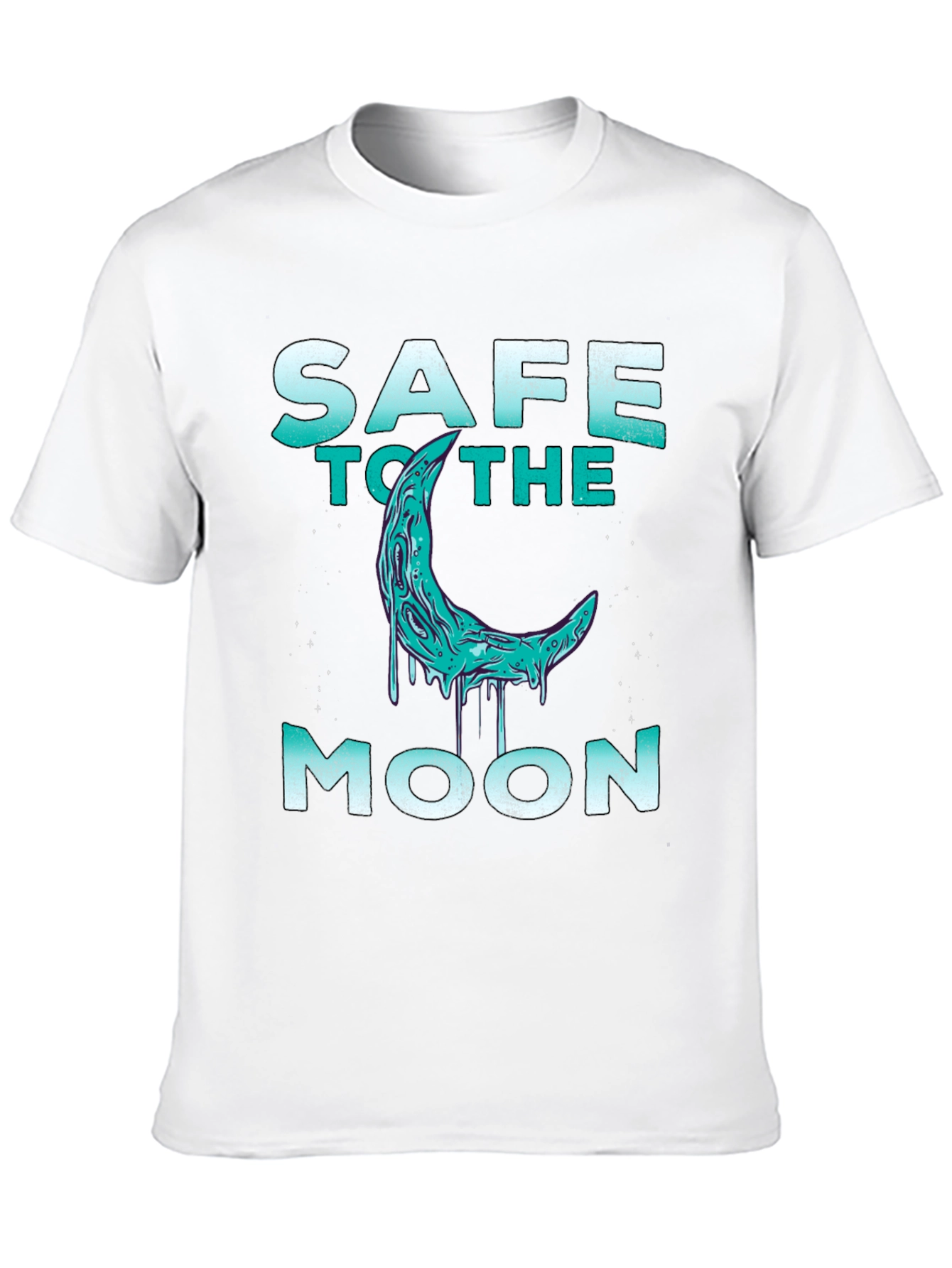 Safe to the Moon T-Shirt - Crypto Design