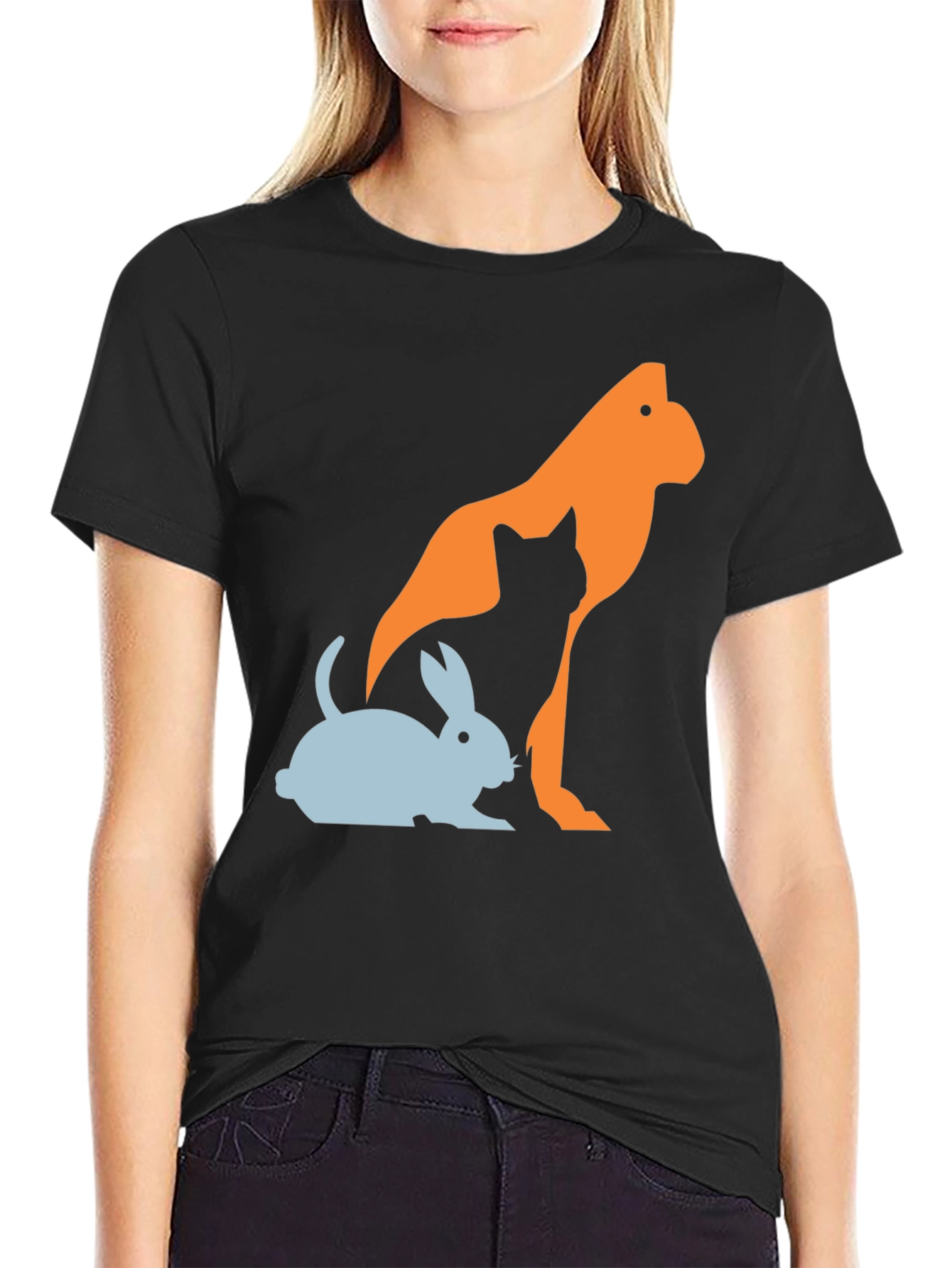 Animal Silhouette Graphic Tee