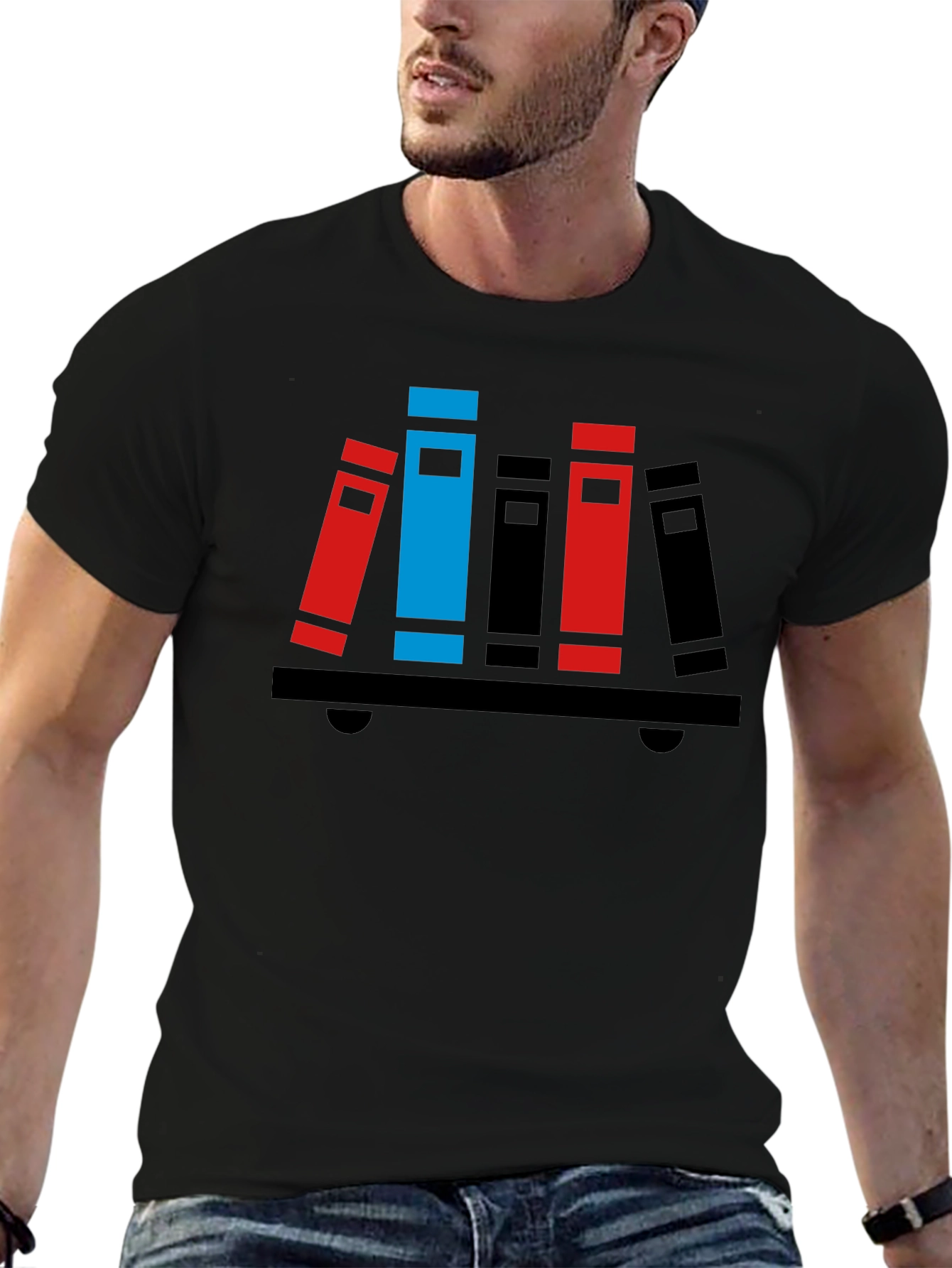 Book Shelf T-Shirt - Graphic Tee