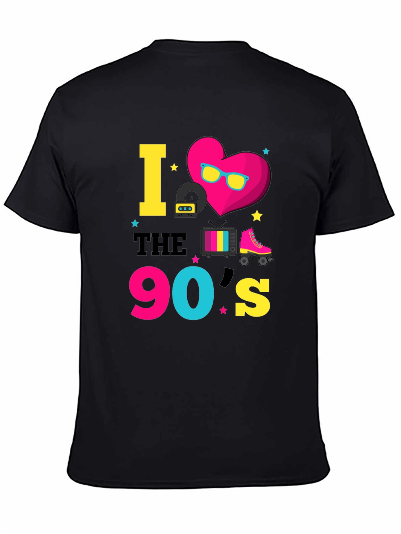 I Love the 90s Black T-Shirt