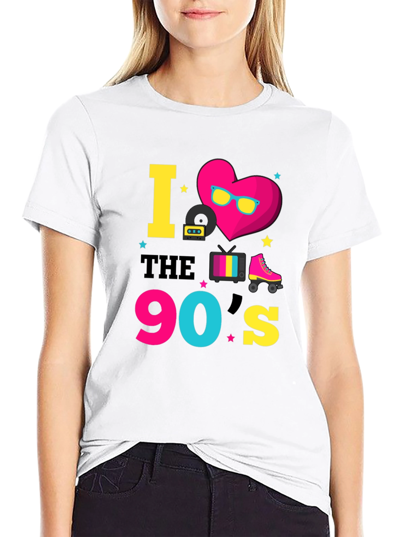 I Love the 90s Black T-Shirt