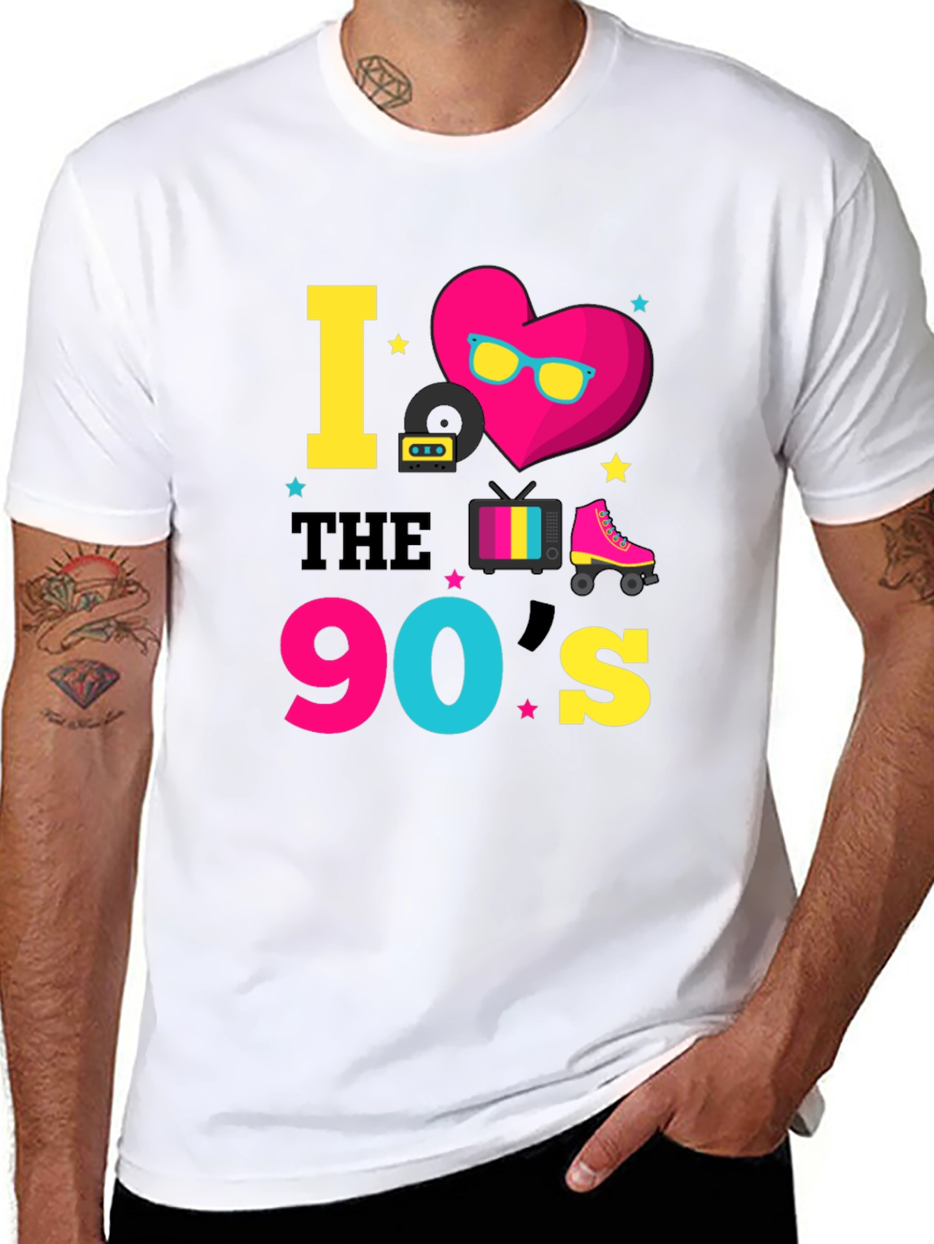 I Love the 90s Black T-Shirt
