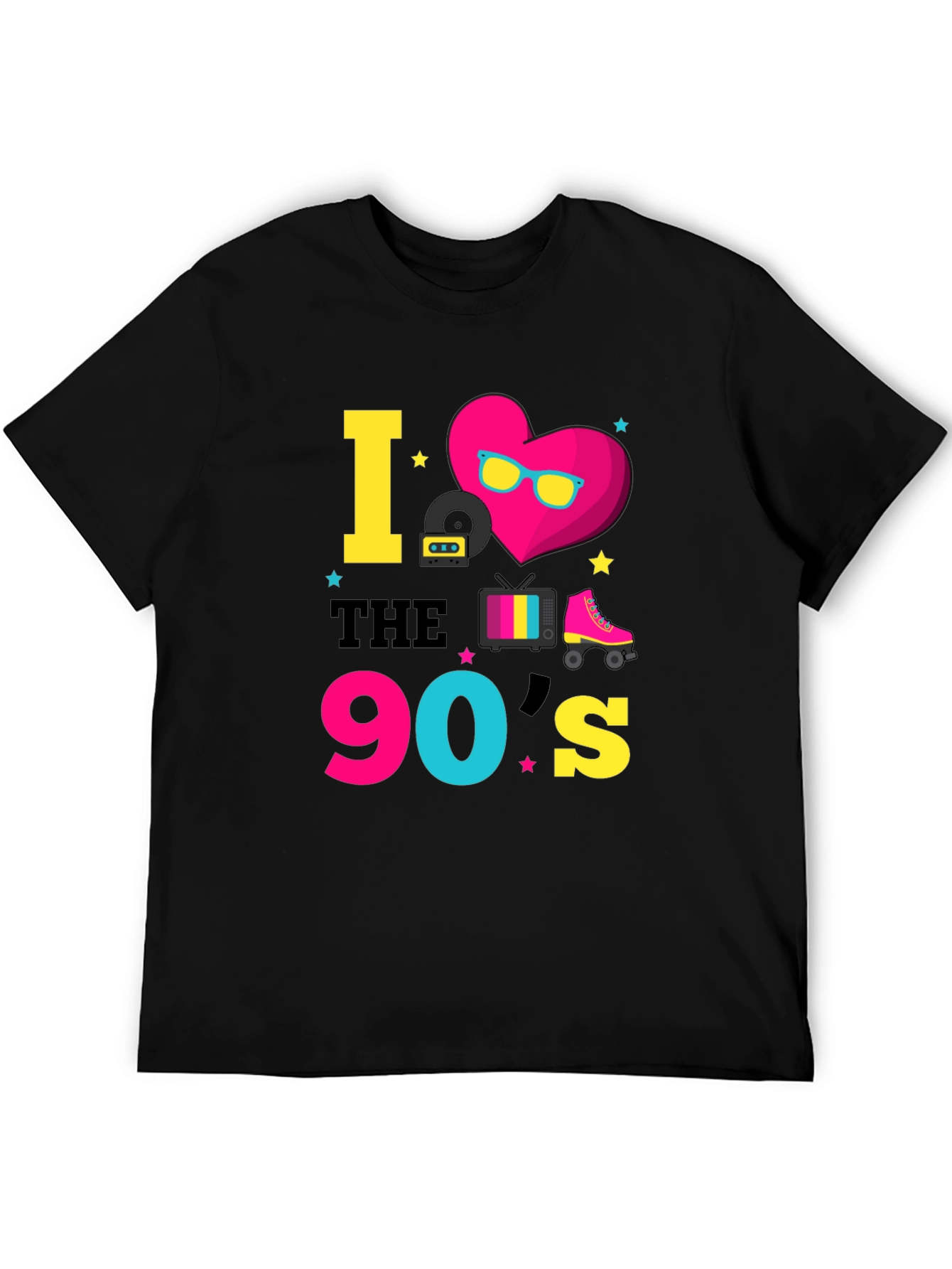 I Love the 90s Black T-Shirt