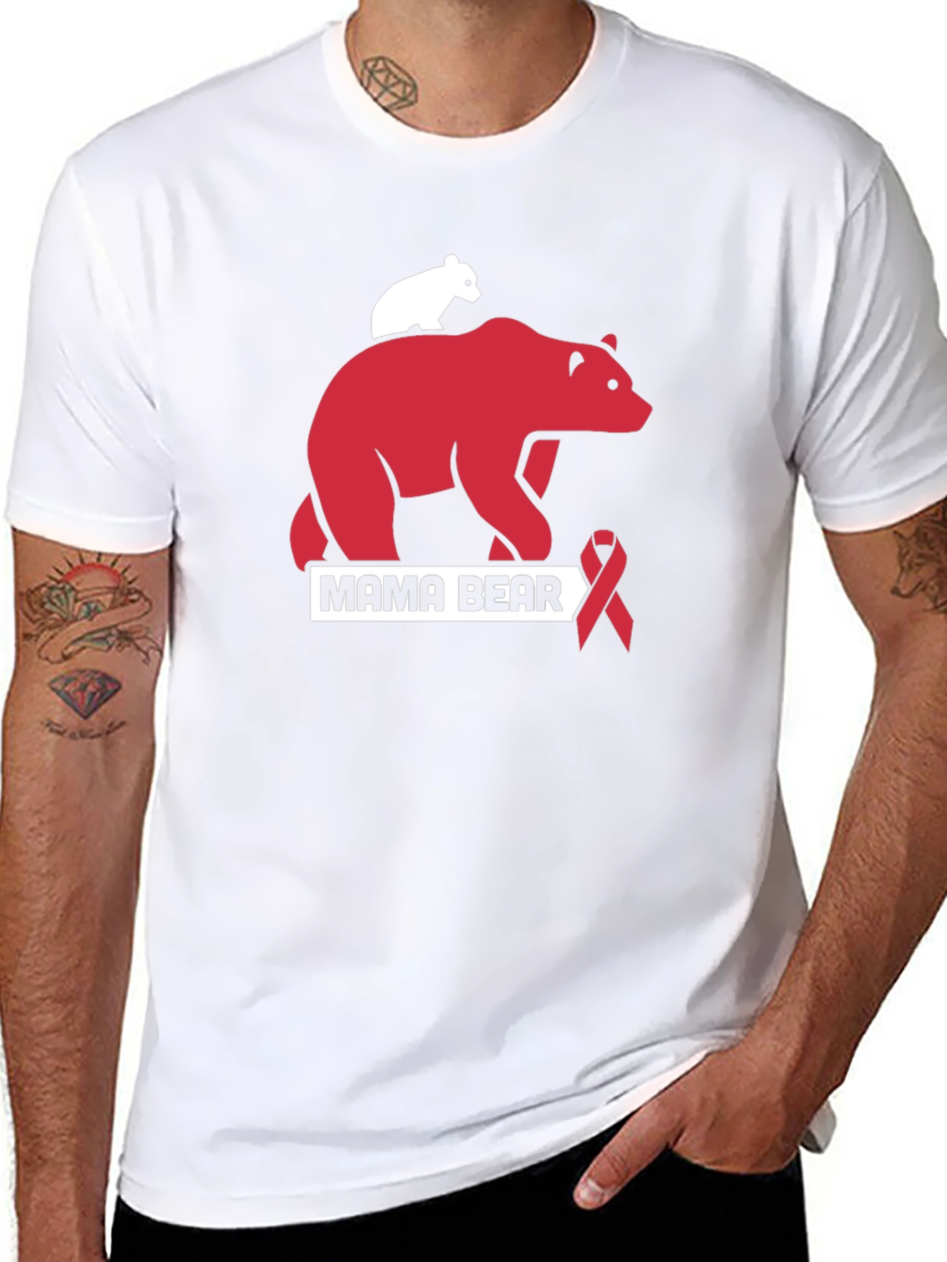 Mama Bear T-Shirt - Graphic Tee for Mothers