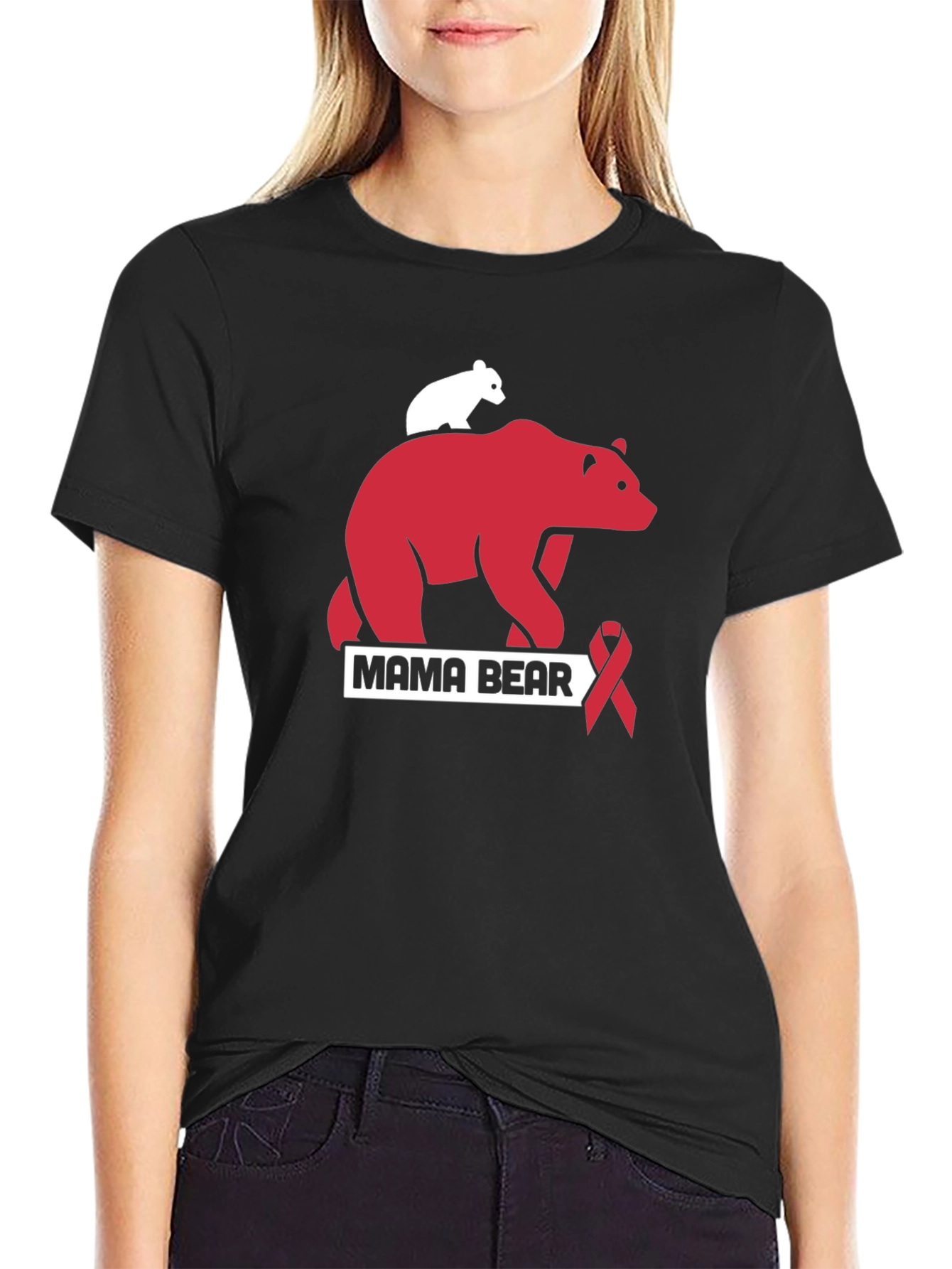 Mama Bear T-Shirt - Graphic Tee for Mothers