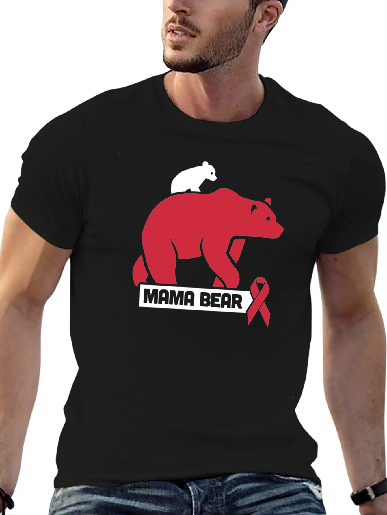 Mama Bear T-Shirt - Graphic Tee for Mothers