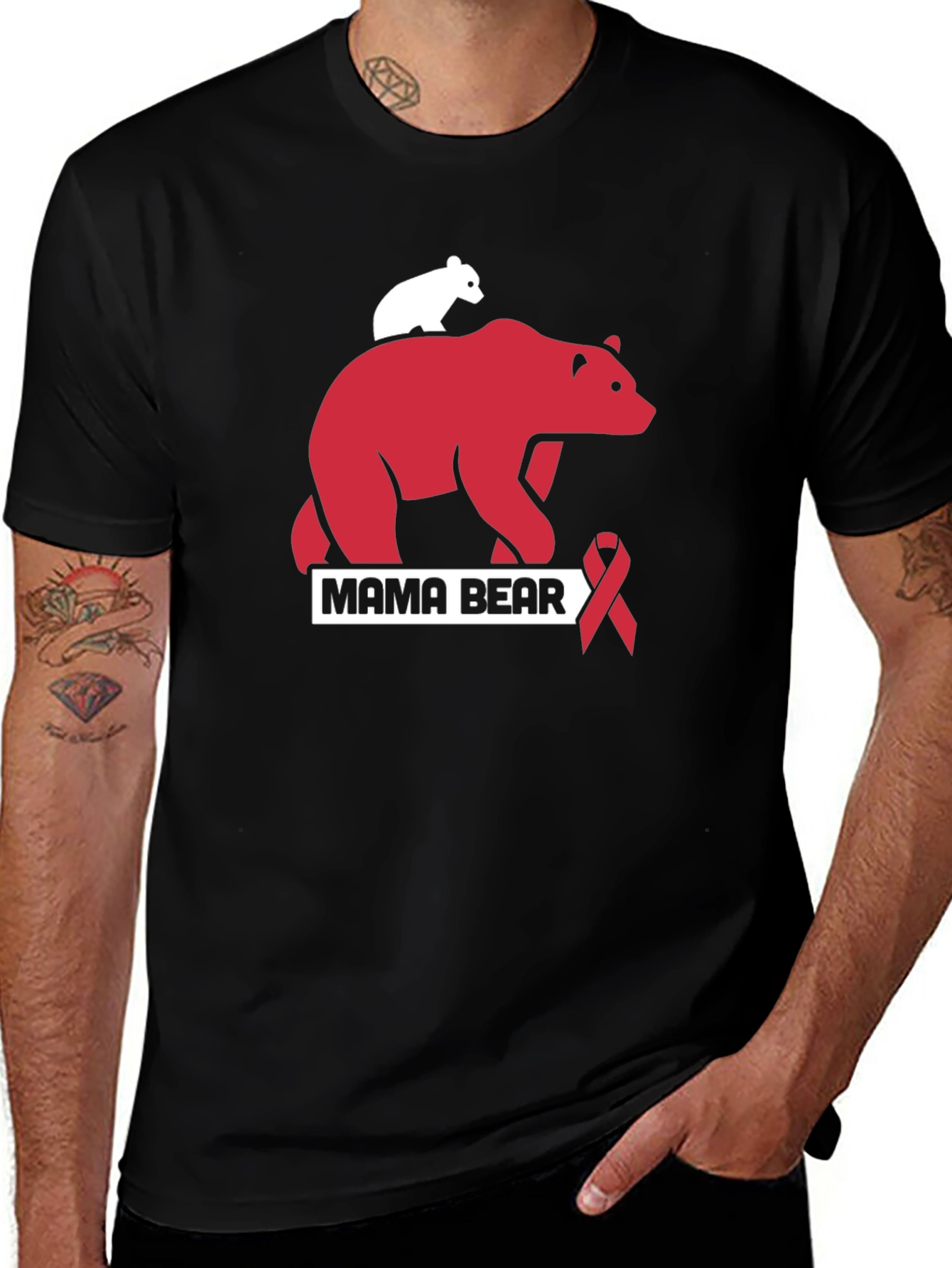 Mama Bear T-Shirt - Graphic Tee for Mothers