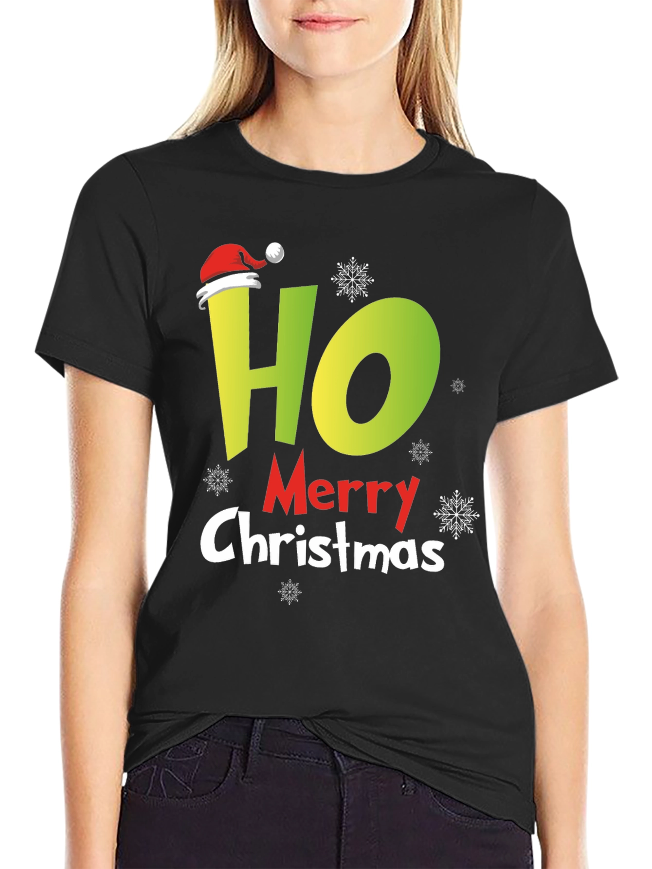 Funny Ho Merry Christmas T-Shirt Holiday Gift