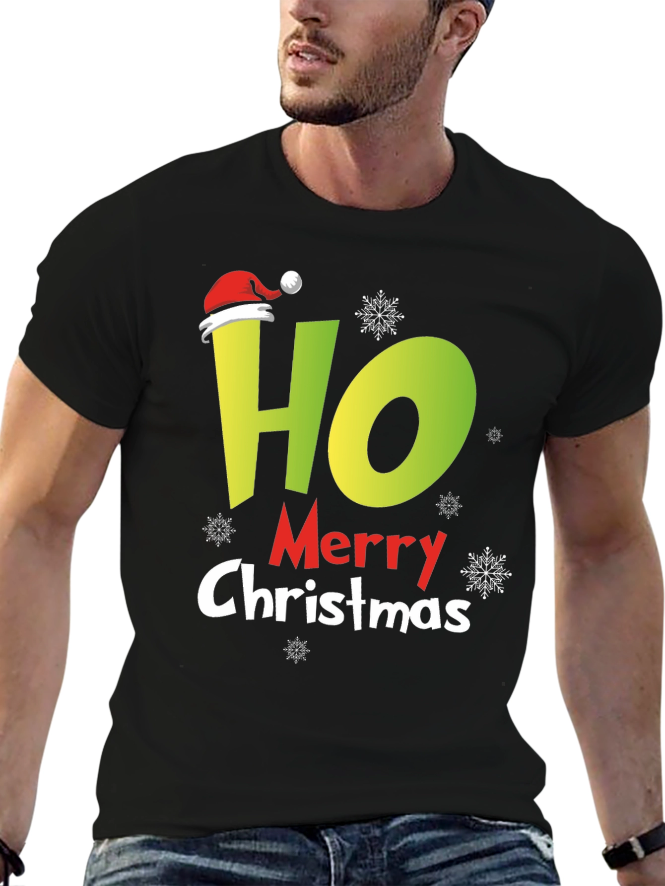 Funny Ho Merry Christmas T-Shirt Holiday Gift