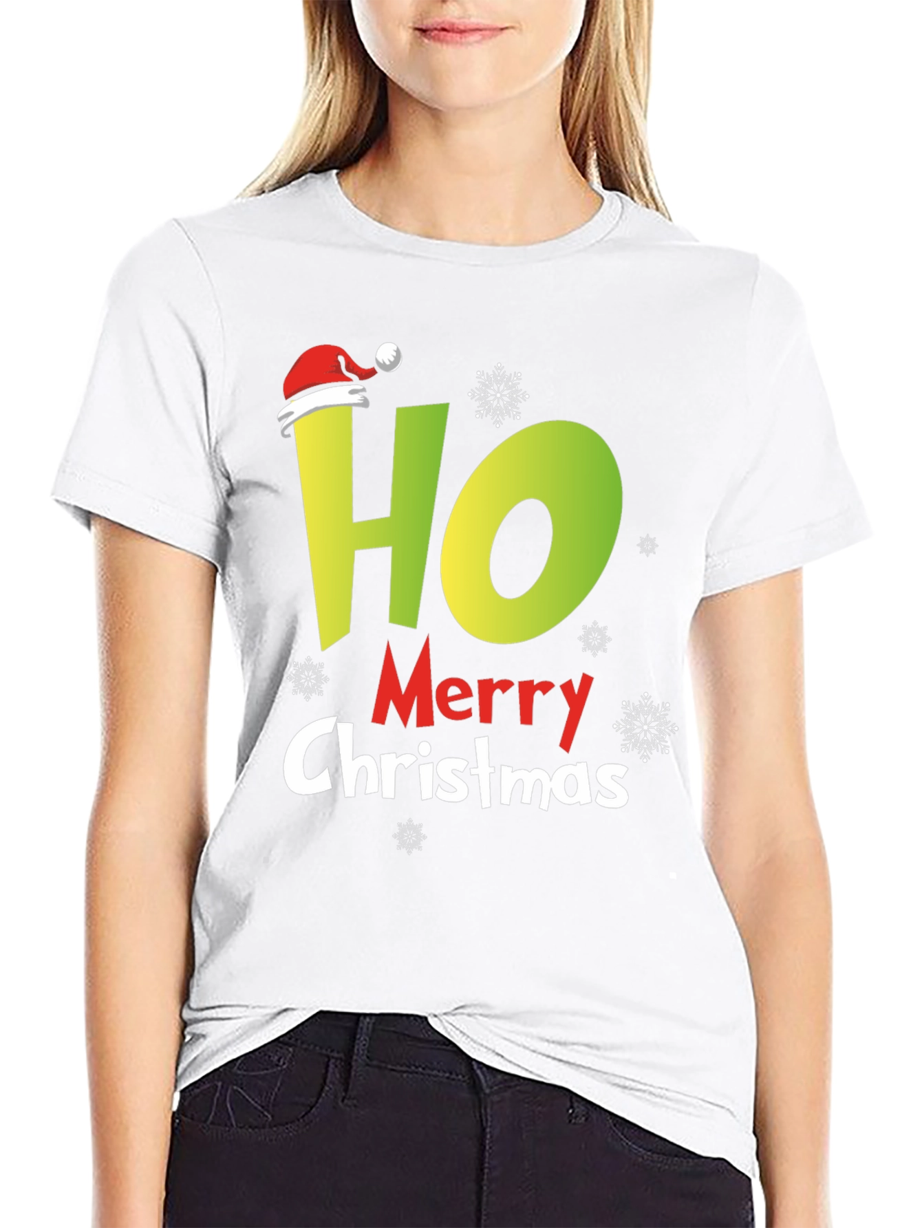 Funny Ho Merry Christmas T-Shirt Holiday Gift