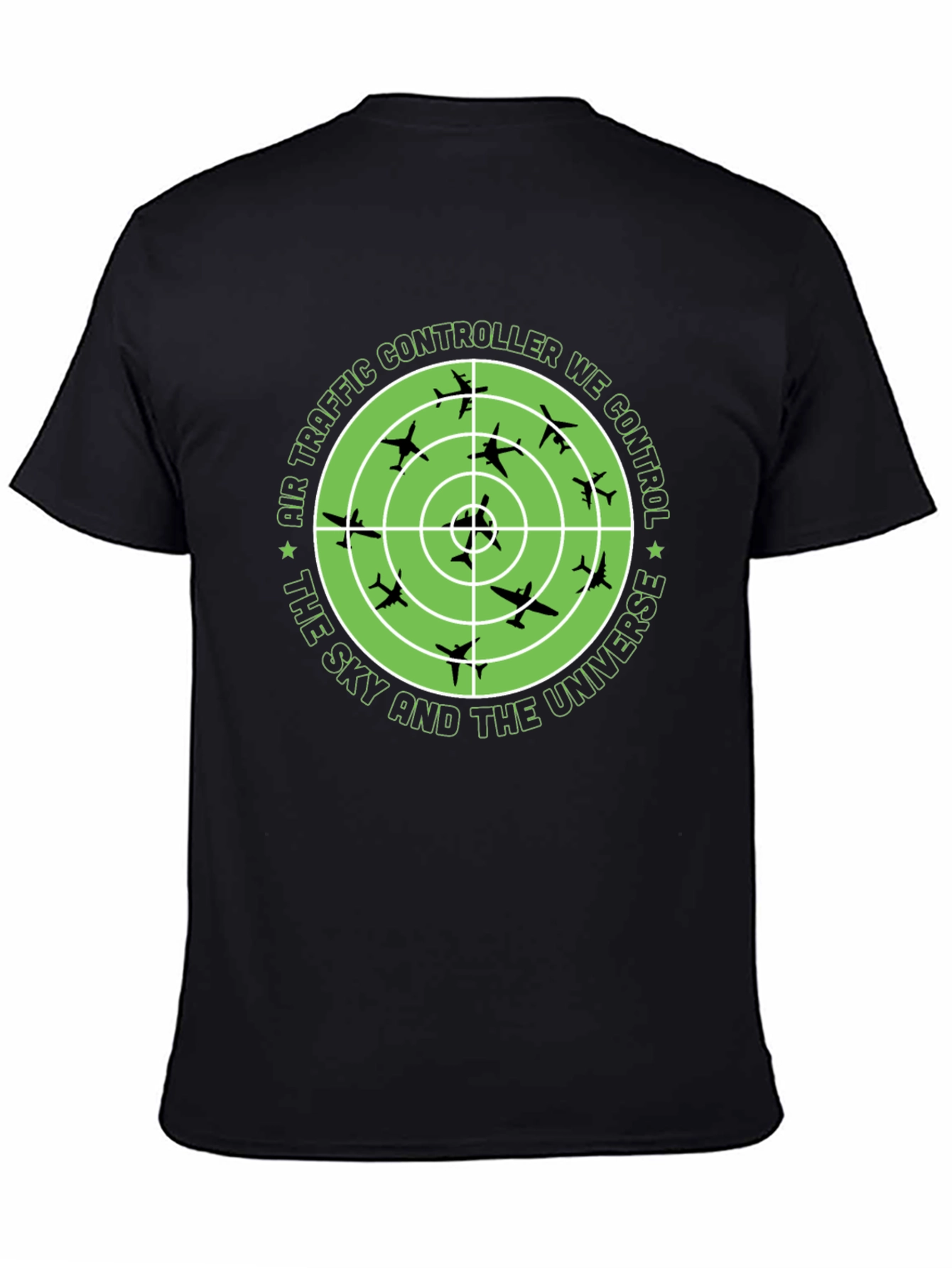 Air Traffic Controller T-Shirt: Sky & Universe
