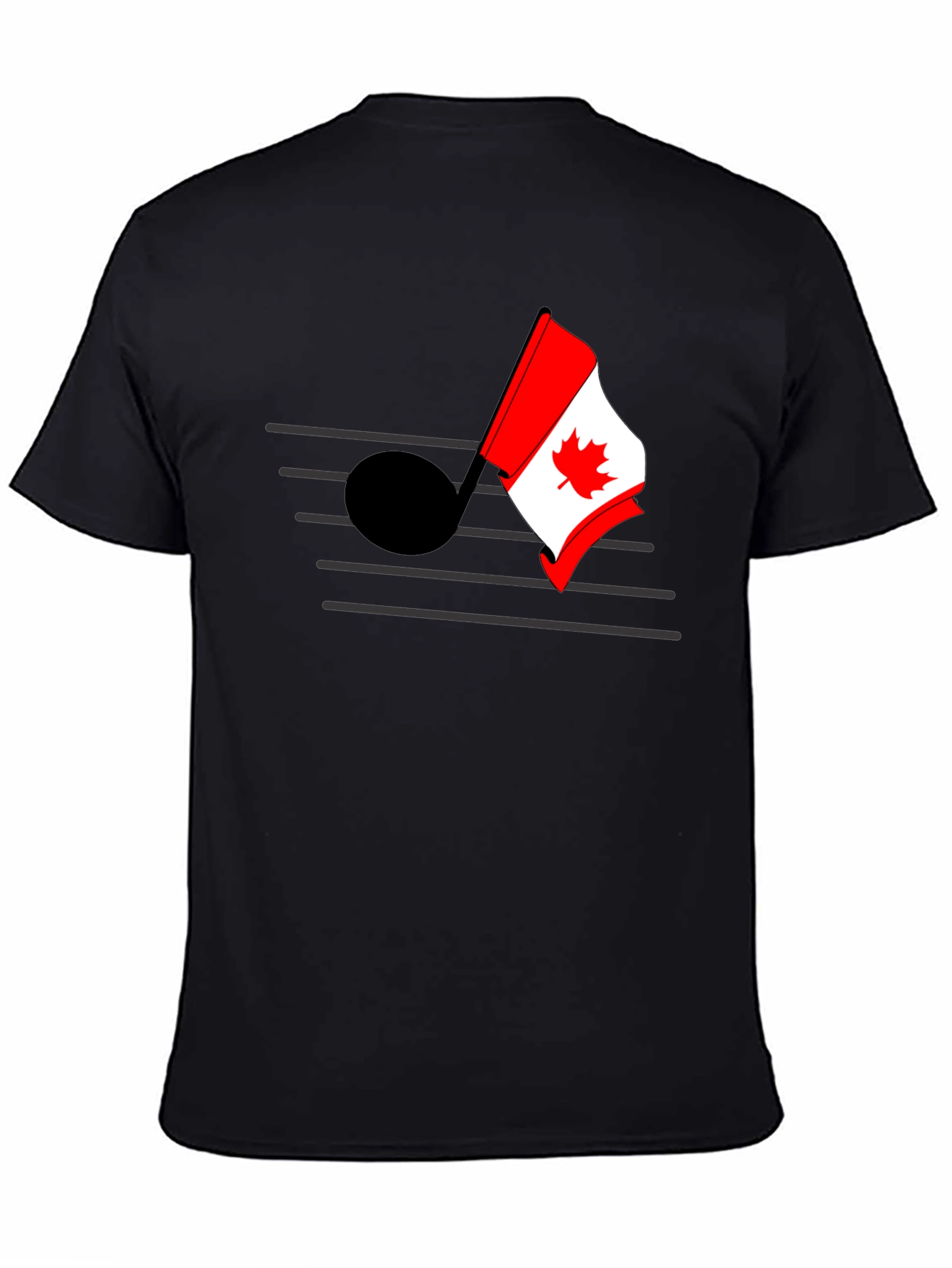 Musical Canada Flag T-Shirt