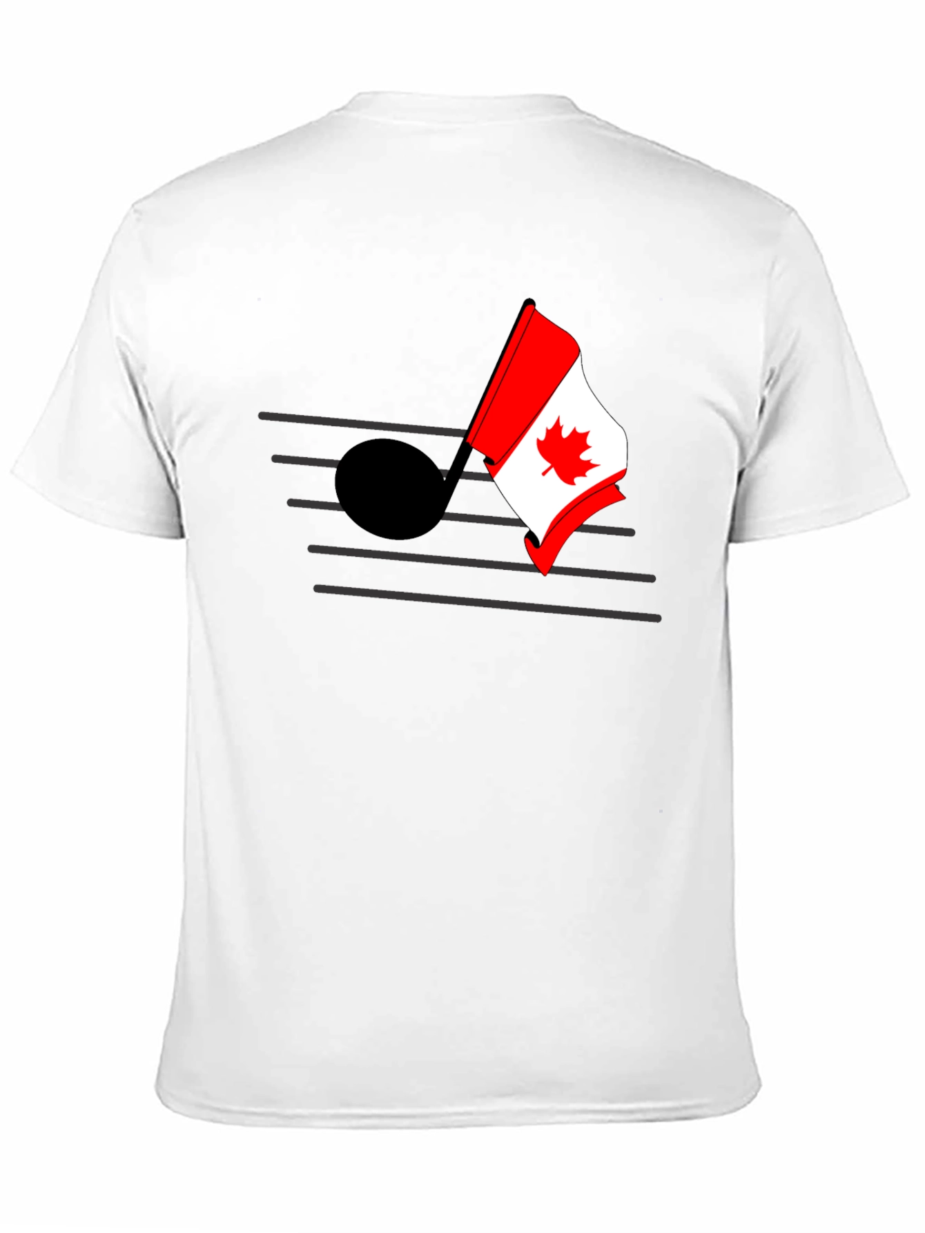 Musical Canada Flag T-Shirt