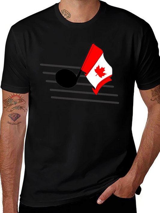 Musical Canada Flag T-Shirt