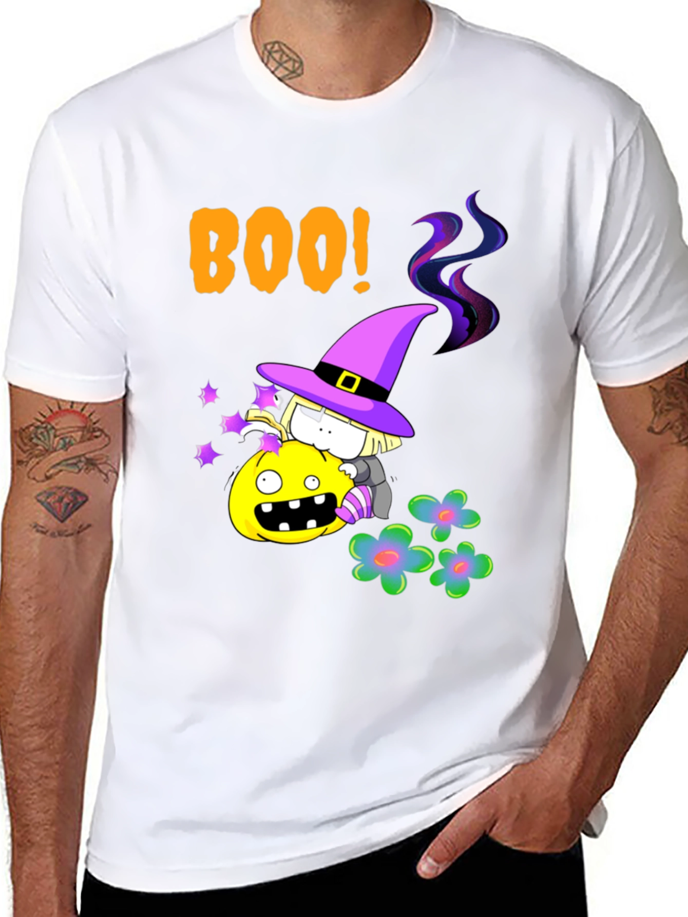 Boo Halloween Witch T-Shirt