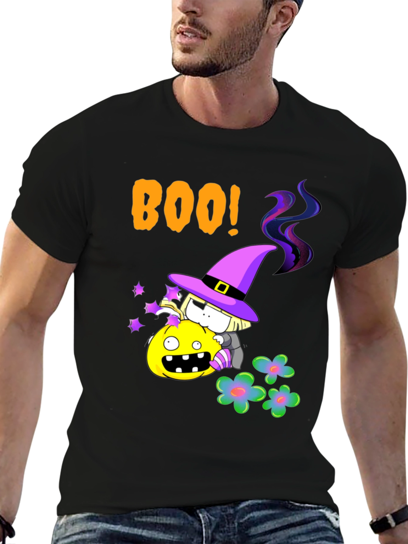 Boo Halloween Witch T-Shirt