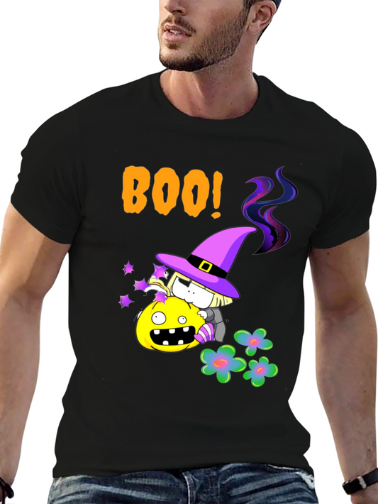 Boo Halloween Witch T-Shirt