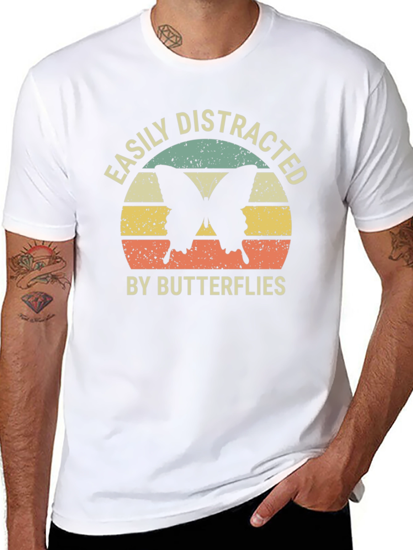 Easily Distracted by Butterflies Graphic Tee