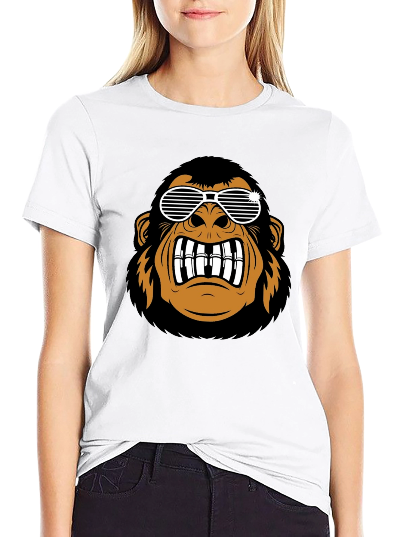 Cool Gorilla Graphic Black T-Shirt