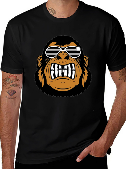 Cool Gorilla Graphic Black T-Shirt