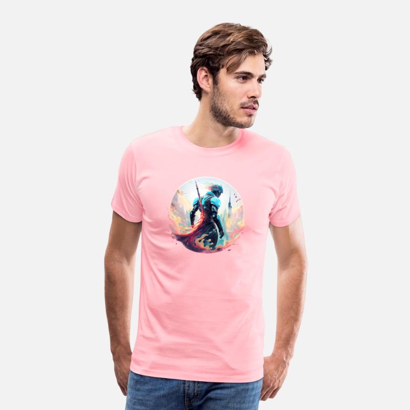 Futuristic Robot with Neon