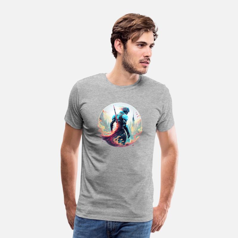 Futuristic Robot with Neon