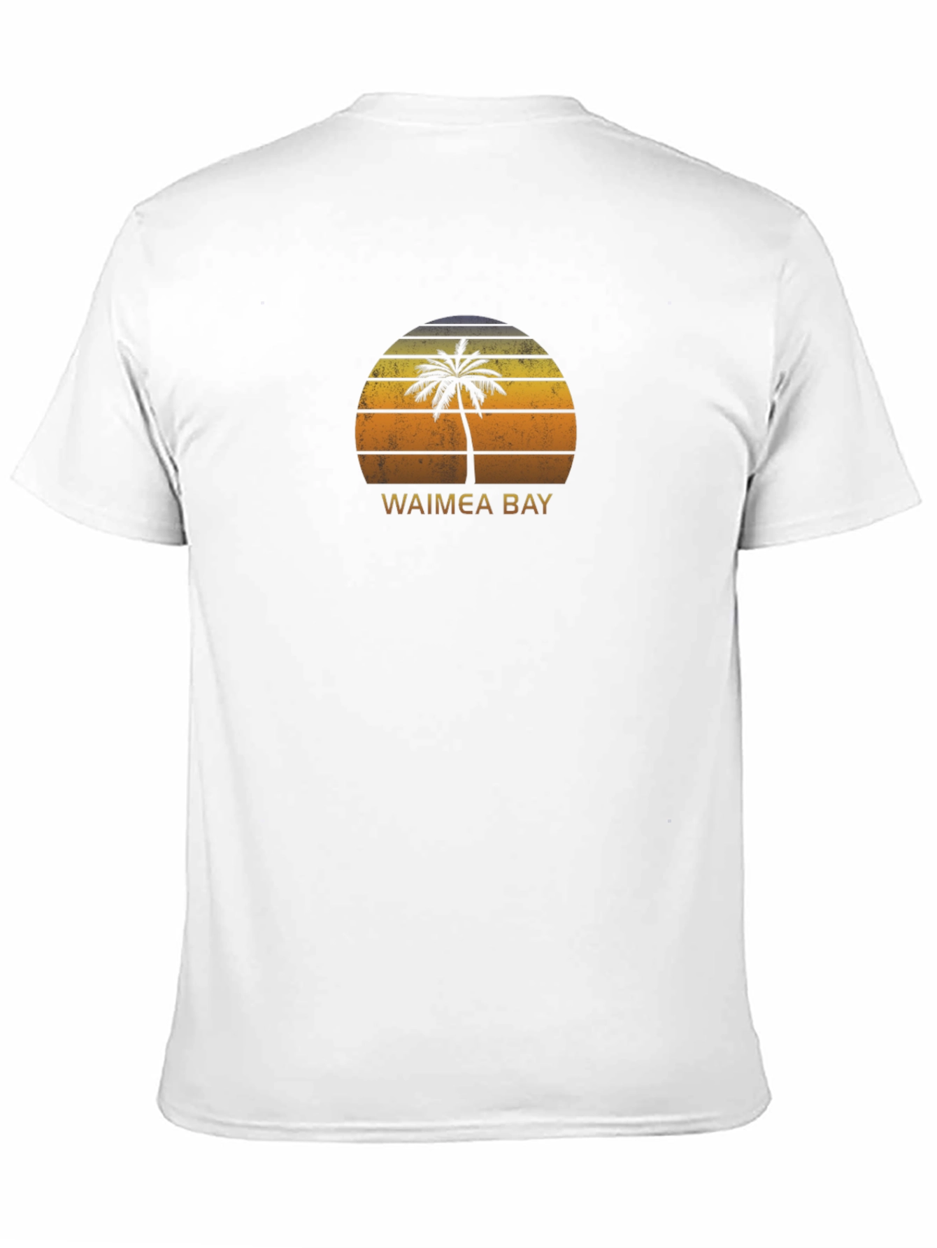Waimea Bay Palm Tree Graphic T-Shirt