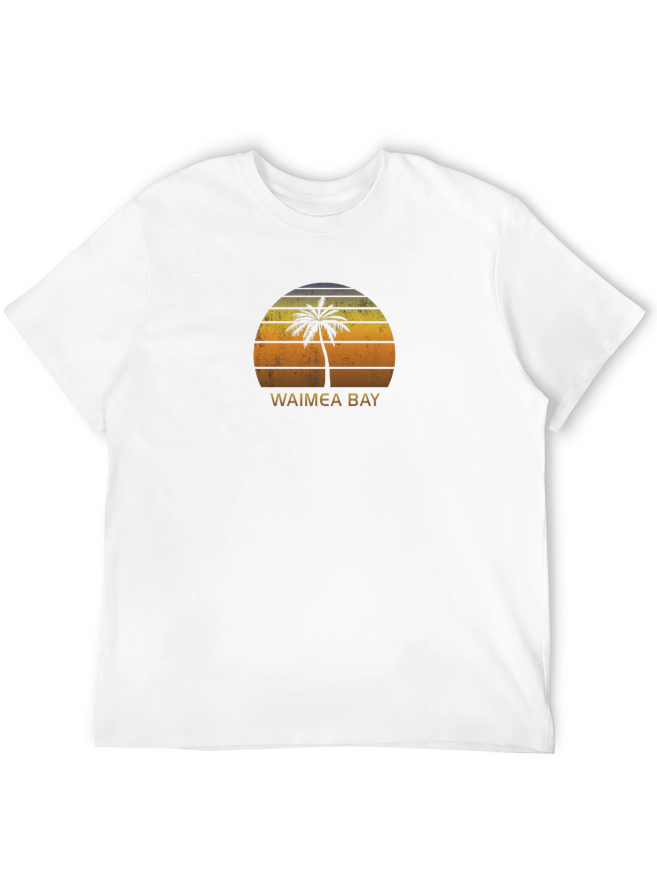 Waimea Bay Palm Tree Graphic T-Shirt