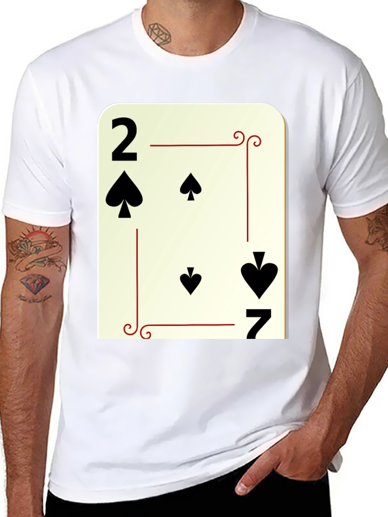 Spade Card T-Shirt - Poker Tee