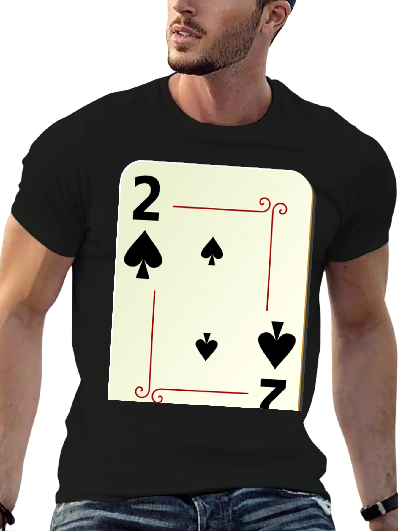 Spade Card T-Shirt - Poker Tee