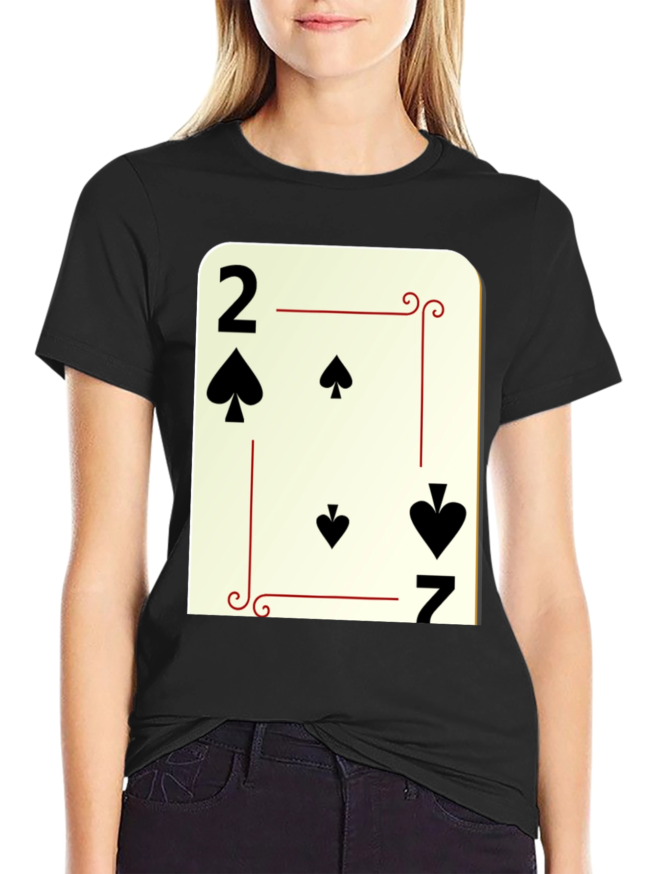 Spade Card T-Shirt - Poker Tee