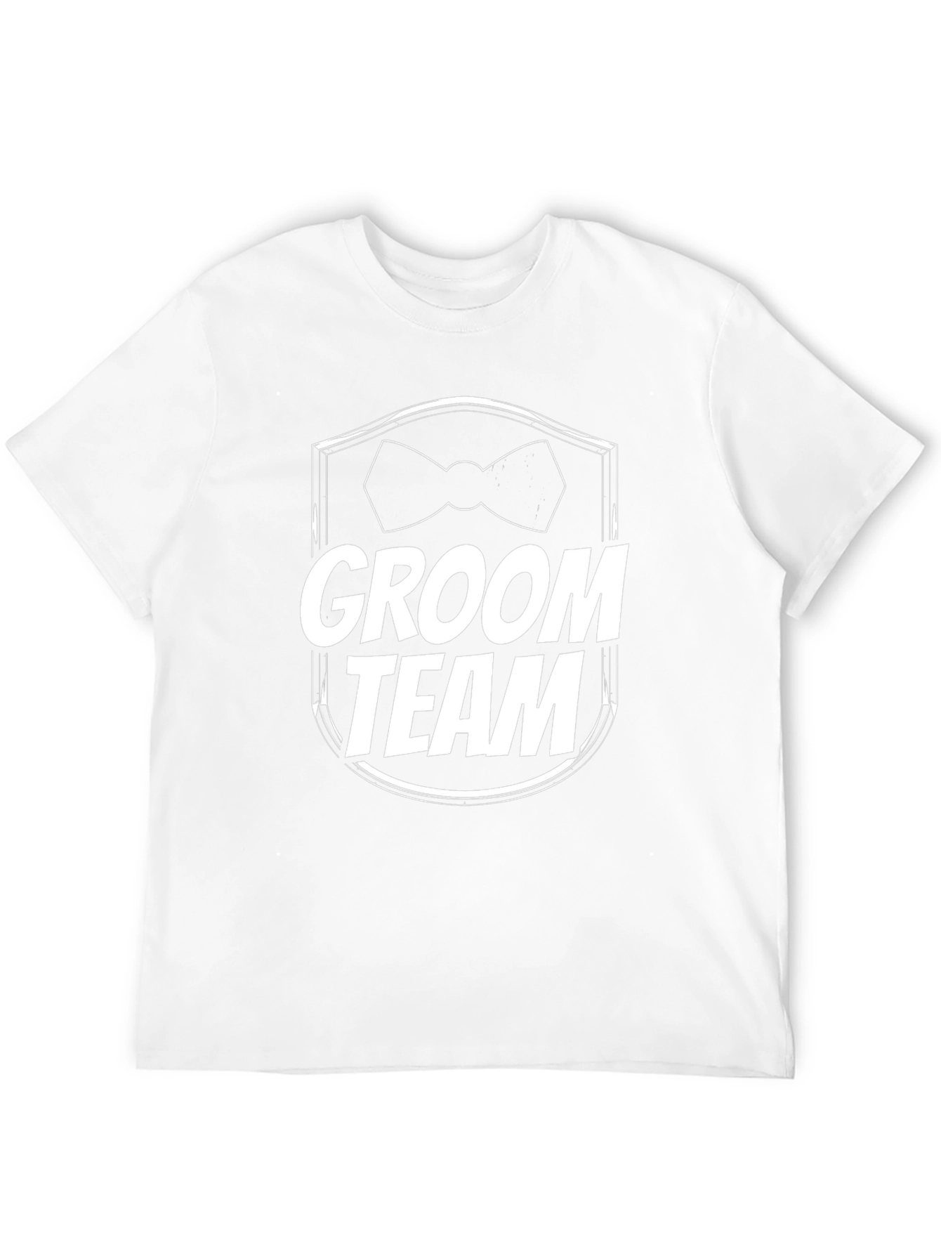 Groom Team T-Shirt - Black Wedding Party Tee