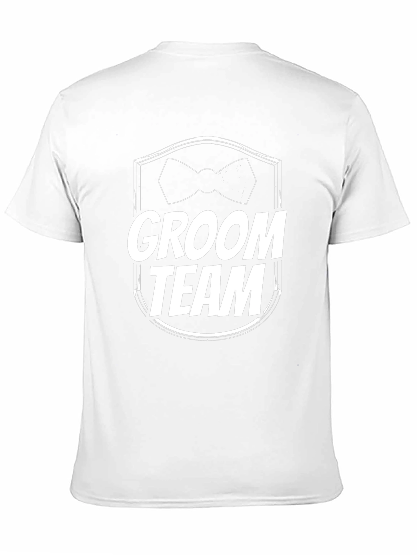 Groom Team T-Shirt - Black Wedding Party Tee