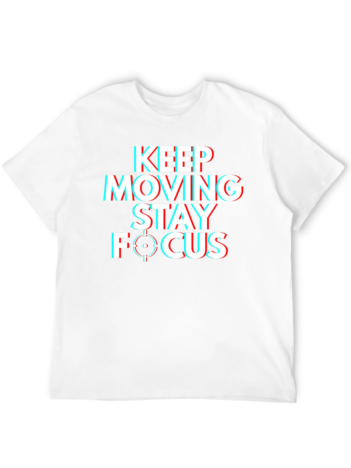 Keep Moving Stay Focus Graphic T-Shirt