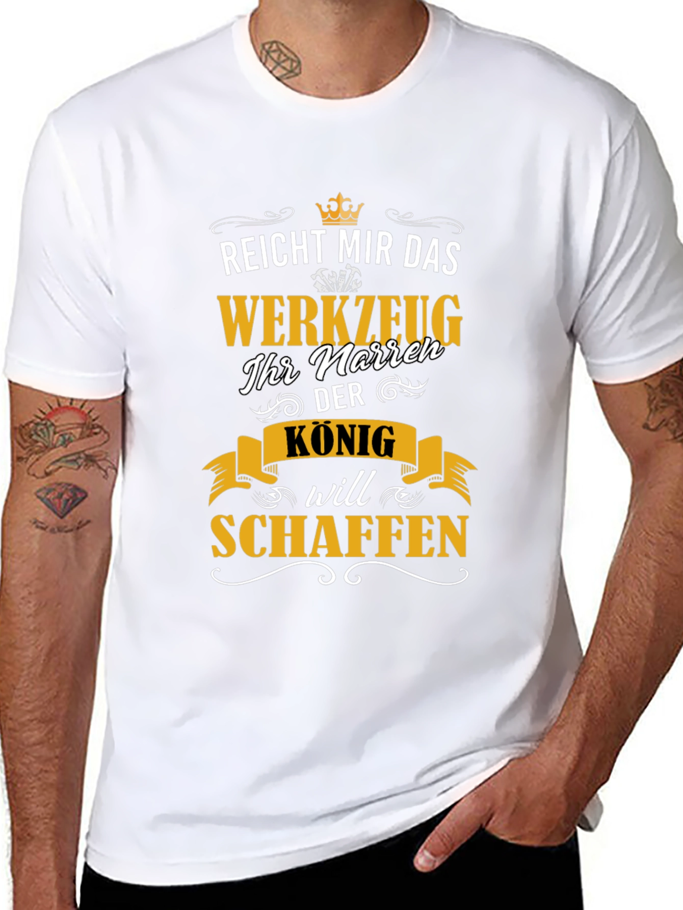 Reicht Mir Das Werkzeug King Will Schaffen T-Shirt