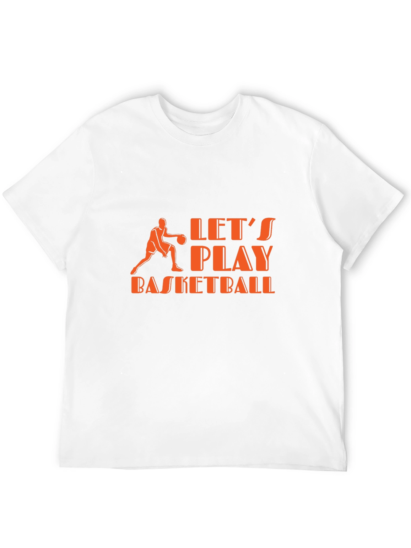 Lets Play Basketball Graphic Tee