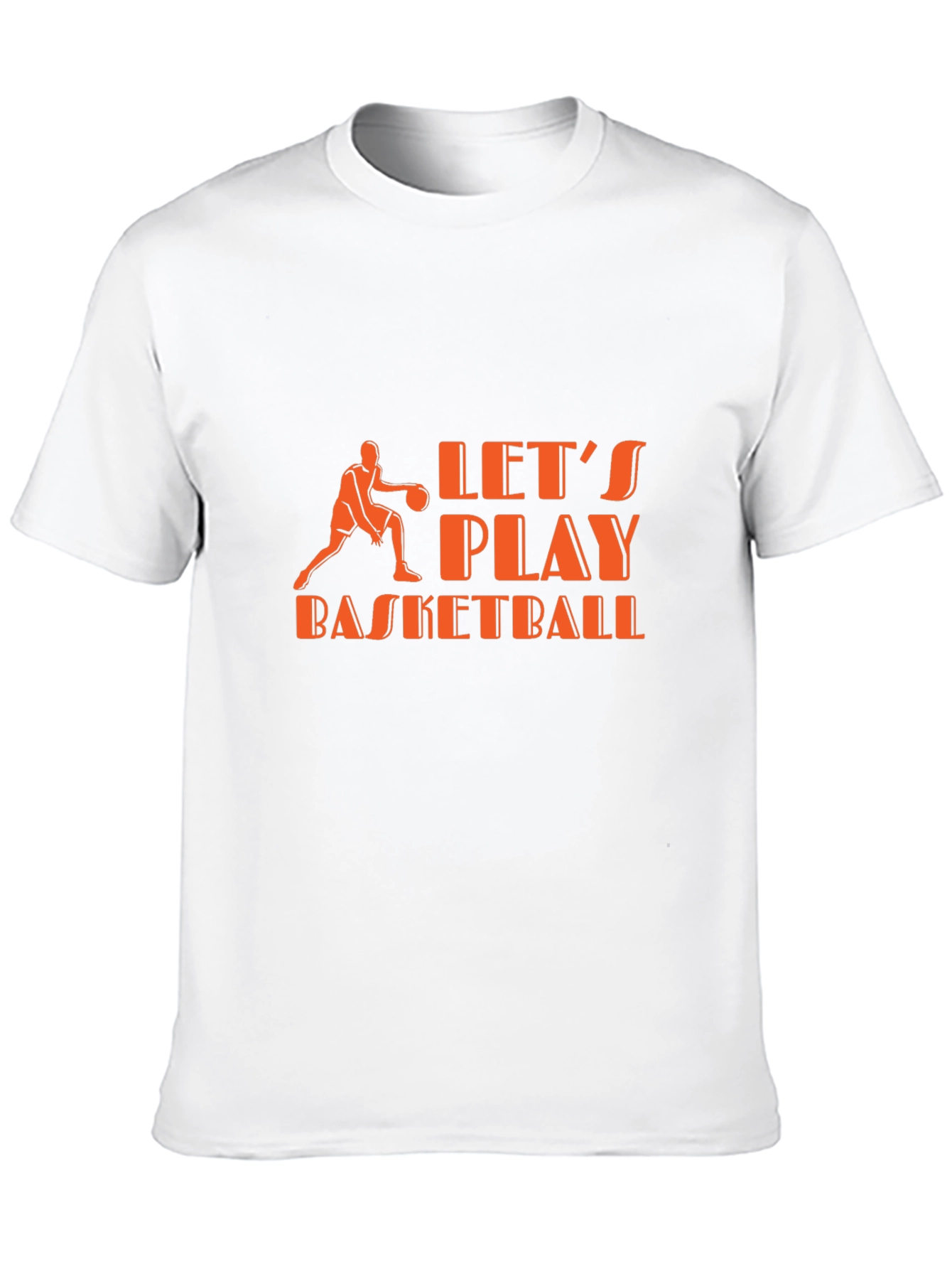 Lets Play Basketball Graphic Tee