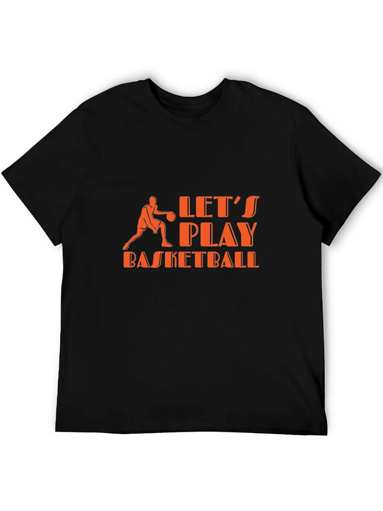 Lets Play Basketball Graphic Tee