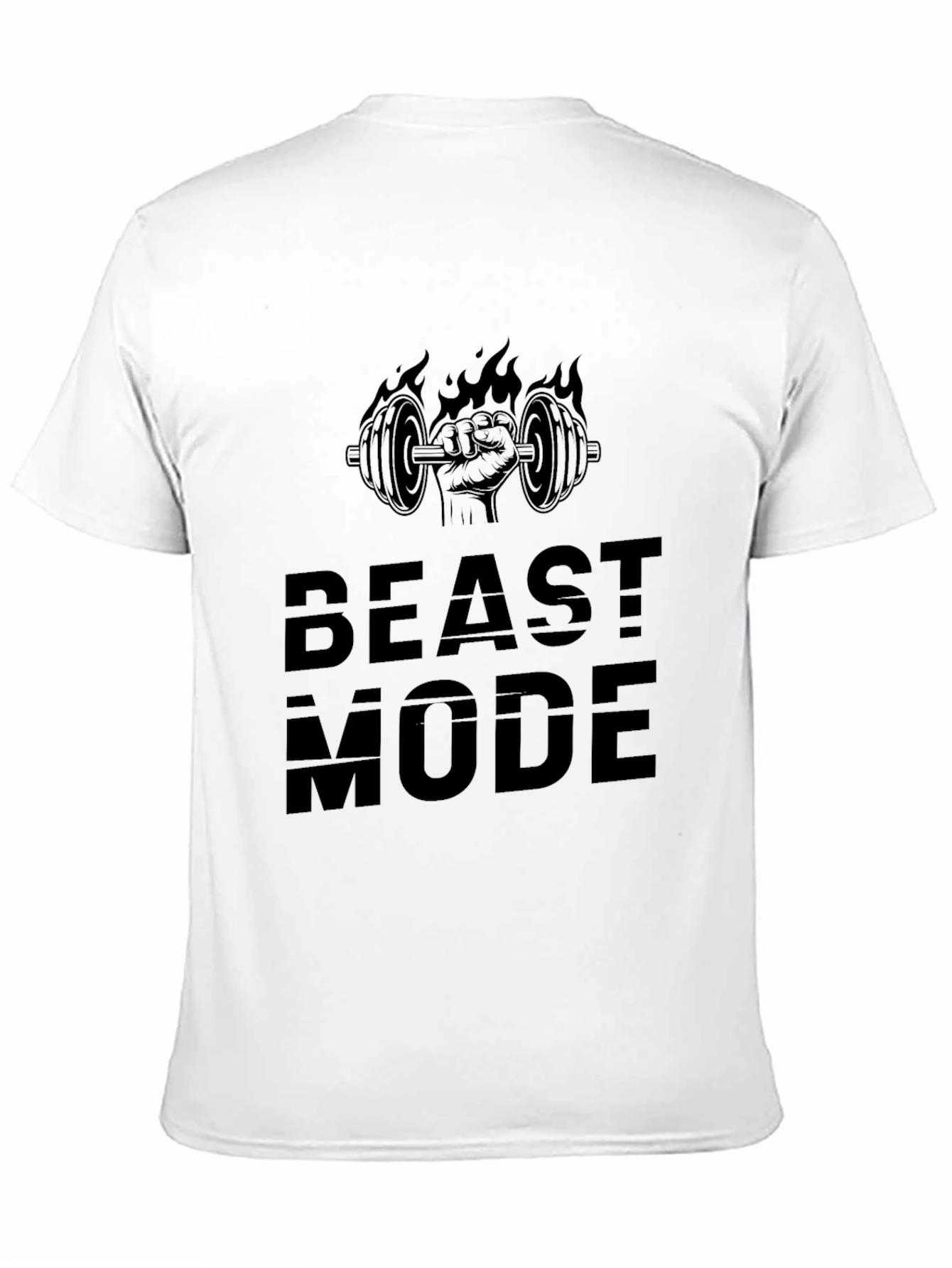 Beast Mode Black T-Shirt - Gym Workout Apparel