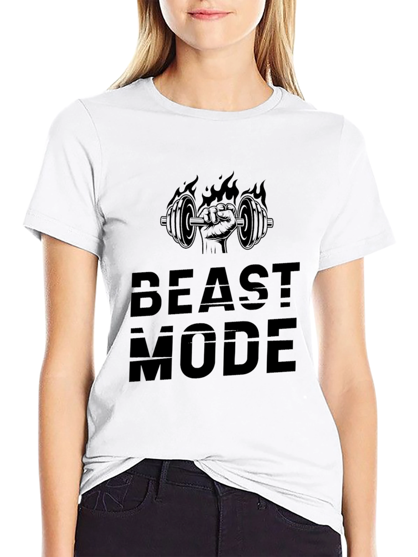 Beast Mode Black T-Shirt - Gym Workout Apparel